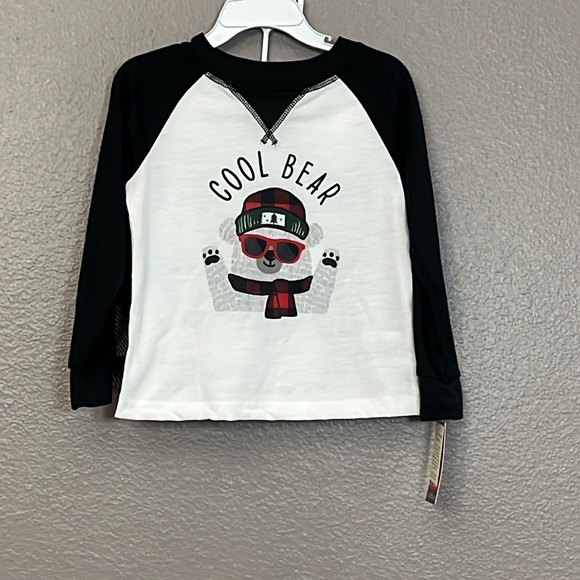 Girls Jammies For Your Families® Beary Cool "Cute Bear" Pajama Set by Cuddl Duds - Picture 2 of 10